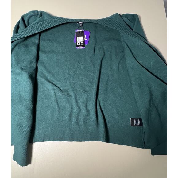 Express Bow Cardigan Women’s XXL June Bug Long Sleeve 2 Snap - Picture 8 of 12